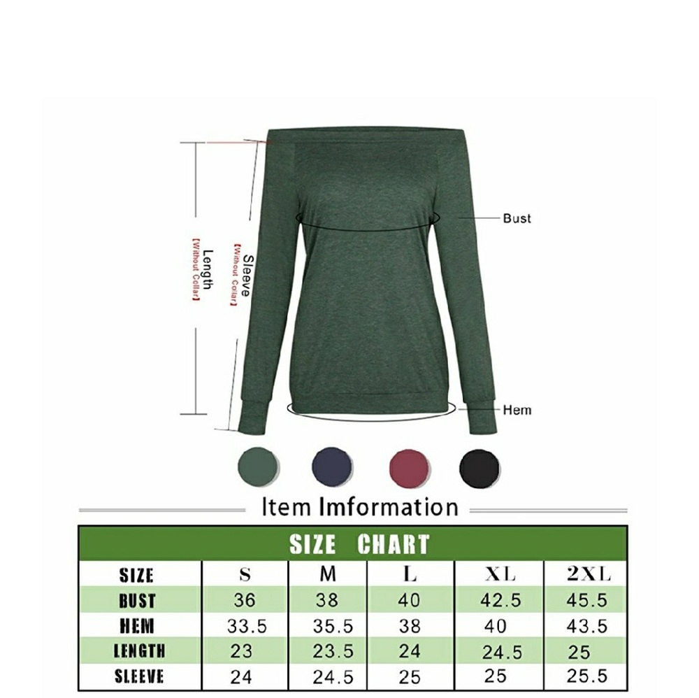 ARIANA Olive Green Off Shoulder Long Sleeve Top - Picture 5 of 5